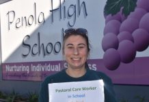 Pastoral Care worker at Penola High School
