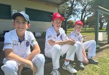 Solid batting performances make big total