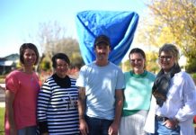 Town square unveiling