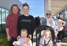 Huge crowds for community market