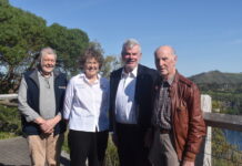 Rotary head visits region