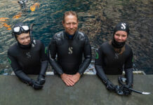 Students treated to cave diving experience