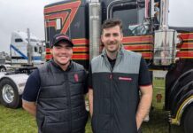 Braving the weather for the truck show