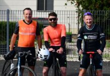 New course and peak conditions for cyclists