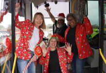 Shuttle for Christmas Parade