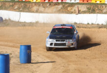 Tough day on a treacherous track