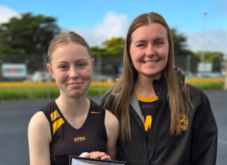 Young netballer displays ability